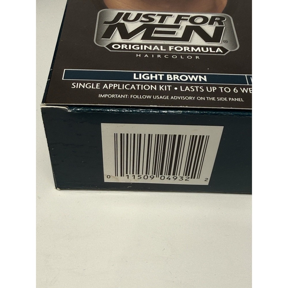 Just For Men Shampoo-In Hair Color, H-25 Light Brown, Gray Coverage (Pack of 2) - Picture 5 of 6